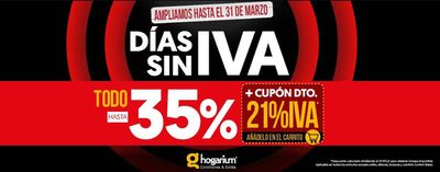 Ofertas de Hogar y Muebles en Mérida | Todo hasta -35% de Hogarium | 25/3/2024 - 31/3/2024