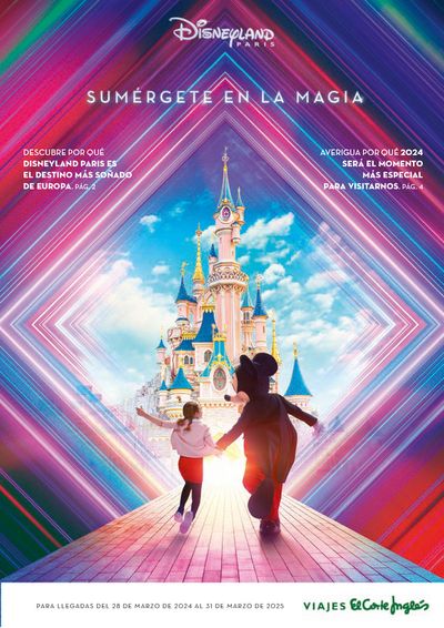 Catálogo Viajes El Corte Inglés en Málaga | Folleto Disneyland Paris 2024/2025 | 26/3/2024 - 31/7/2024