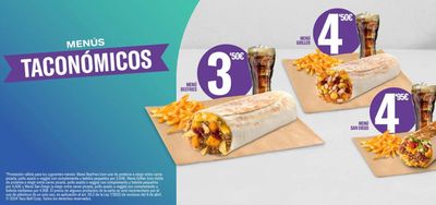 Ofertas de Restauración en Madrid | Menús taconómicos de Taco Bell | 26/3/2024 - 8/4/2024
