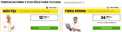 Catálogo MÁSmóvil en San Lorenzo de El Escorial | Tarifas de fibra y fijo sólo para tu casa | 27/3/2024 - 1/4/2024