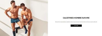 Catálogo Yamamay en Málaga | CALCETINES HOMBRE 5x19,95€ | 27/3/2024 - 1/4/2024