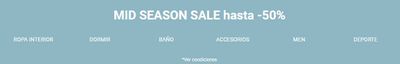 Ofertas de Ropa, Zapatos y Complementos en Terrassa | Mid Season Sale. Hasta -50% de Women'Secret | 27/3/2024 - 1/4/2024