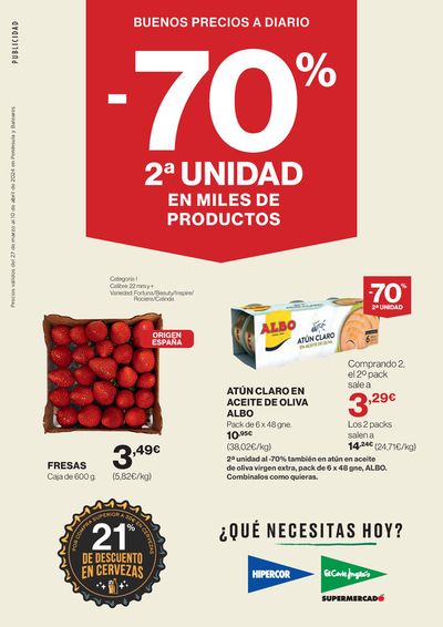Catálogo Hipercor en Oviedo | Precios válidos del 27 de marzo al 10 de abril de 2024 en Península y Baleares | 27/3/2024 - 10/4/2024