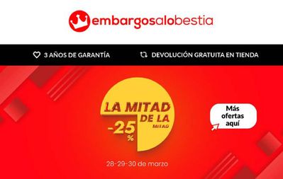 Ofertas de Hogar y Muebles en Torrevieja | Hasta -25% de Embargos a lo bestia | 28/3/2024 - 30/3/2024