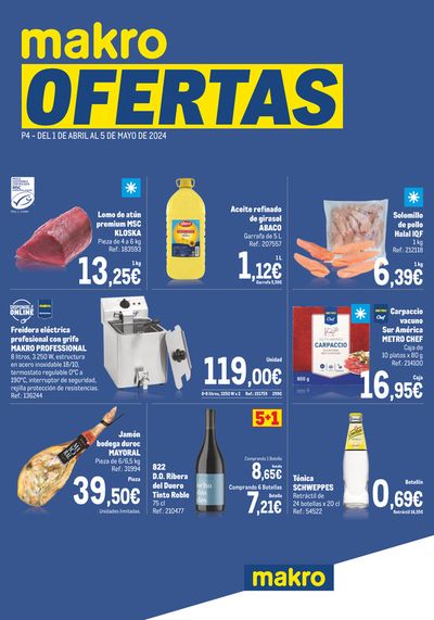 Catálogo Makro en Leganés | Makro Oferta - Bares & Restaurantes Centro | 2/4/2024 - 5/5/2024