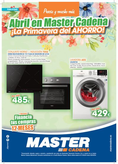Catálogo Master Cadena en Santander | CATÁLOGO MASTER CADENA | 3/4/2024 - 30/4/2024