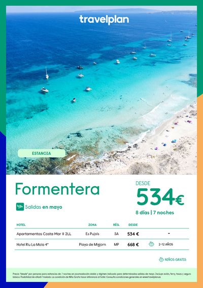 Catálogo Travelplan | Travelplan Formentera | 1/5/2024 - 31/5/2024