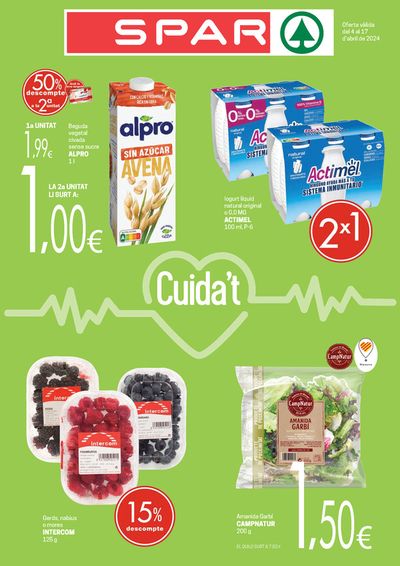 Catálogo Valvi Supermercats en Girona | Oferta vàlida del 4 al 17 d’abril de 2024 | 4/4/2024 - 17/4/2024