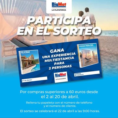 Catálogo Bigmat - La Plataforma en L'Hospitalet de Llobregat | Participa en el sorteo | 5/4/2024 - 20/4/2024