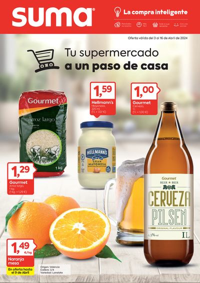Ofertas de Hiper-Supermercados en Iniesta | Oferta válida del 3 al 16 de Abril de 2024 de Suma Supermercados | 5/4/2024 - 16/4/2024