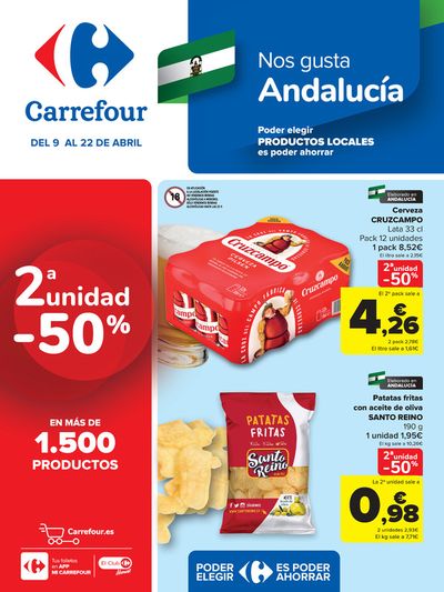 Ofertas de Hiper-Supermercados en Benalmádena | REGIONAL (Alimentación, Bebidas, Droguería y Perfumería de Carrefour | 9/4/2024 - 22/4/2024