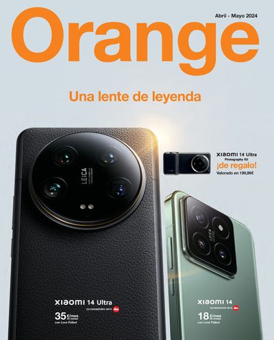Catálogo Orange en Zaragoza | Una lente de leyenda | 9/4/2024 - 18/5/2024