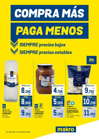 Catálogo Makro en Patiño | Compra más, paga menos - Levante | 9/4/2024 - 5/5/2024