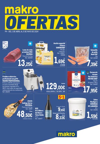 Catálogo Makro | Makro Oferta - Bares & Restaurantes - Canarias | 9/4/2024 - 5/5/2024