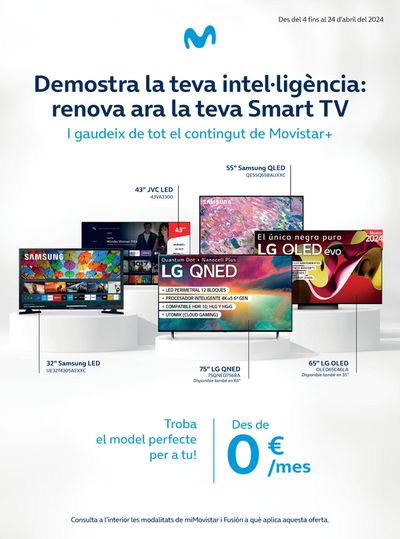 Catálogo Movistar en Sant Boi | Demostra la teva intel·ligència: renova ara la teva Smart TV | 9/4/2024 - 24/4/2024