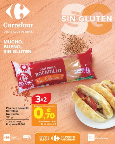Catálogo Carrefour en Santa Cruz de Tenerife | SIN GLUTEN | 12/4/2024 - 24/4/2024