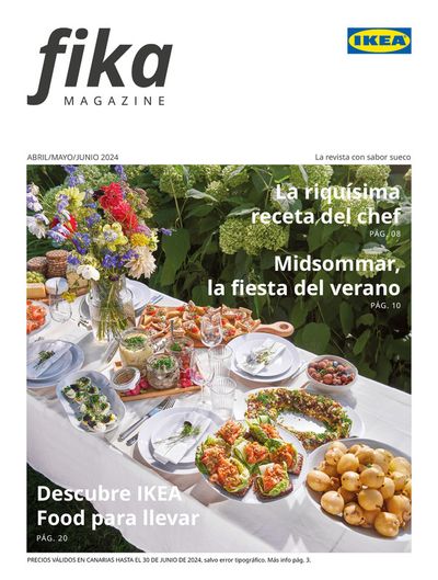 Ofertas de Hogar y Muebles en Santa Brígida | IKEA Catálogo Fika MAGAZINE de IKEA | 10/4/2024 - 30/6/2024