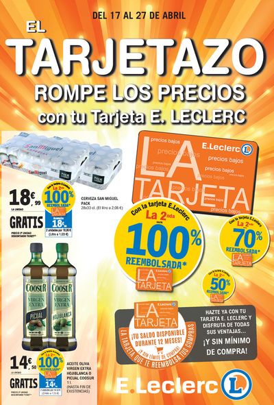Ofertas de Hiper-Supermercados en Aranguren | El tarjetazo de E.Leclerc | 17/4/2024 - 27/4/2024