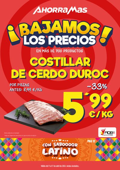 Catálogo Ahorramas en Madrid | ¡Bajamos los precios! | 11/4/2024 - 17/4/2024