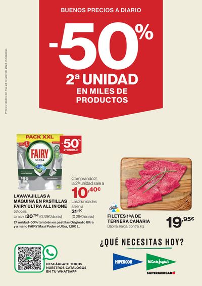 Catálogo El Corte Inglés en Las Palmas de Gran Canaria | Supermercado Canarias | 11/4/2024 - 24/4/2024