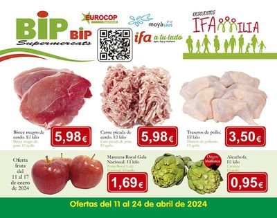 Catálogo Supermercados Bip Bip en Capdepera | Ofertes Bip Bip | 11/4/2024 - 24/4/2024