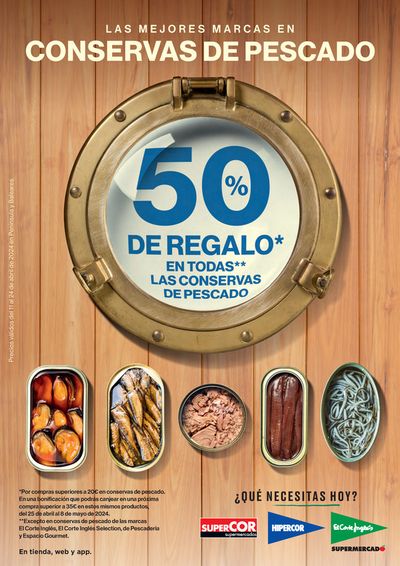Catálogo Hipercor en Guadalajara | Conservas de pescado | 11/4/2024 - 24/4/2024