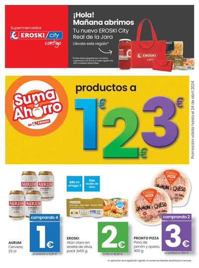 Ofertas de Hiper-Supermercados en Monesterio | Tu nuevo EROSKI CIty Real de la Jara de Eroski | 18/4/2024 - 24/4/2024