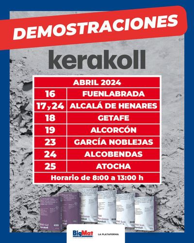 Catálogo Bigmat - La Plataforma en Barcelona | Kerakoll. Abril 2024 | 16/4/2024 - 30/5/2024