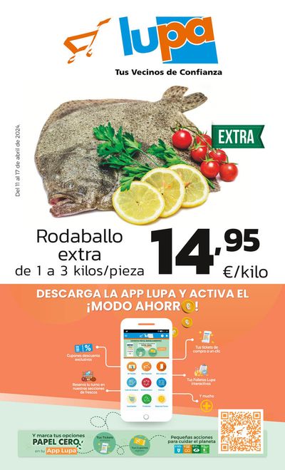 Catálogo Supermercados Lupa en Arévalo | Del 11 al 17 de abril de 2024 | 15/4/2024 - 17/4/2024