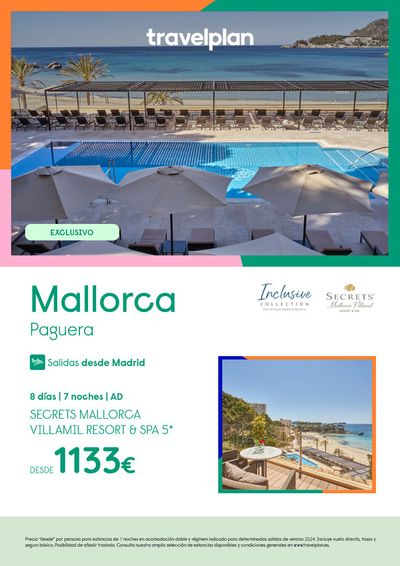 Ofertas de Viajes en Pedreguer | Travelplan Mallorca Paguera de Travelplan | 15/4/2024 - 11/5/2024