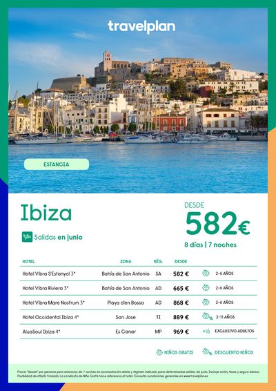 Ofertas de Viajes en Betanzos | Travelplan Ibiza de Travelplan | 15/4/2024 - 14/5/2024