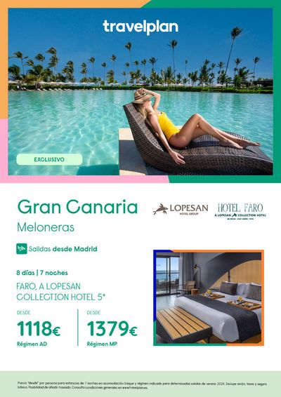 Ofertas de Viajes en Azpeitia | Travelplan Gran Canaria Meloneras de Travelplan | 15/4/2024 - 11/5/2024