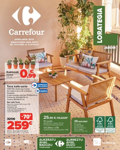 Catálogo Carrefour en Bilbao | JARDIN (Conjuntos jardín, sillas playa, piscinas, plantas y barbacoas) | 18/4/2024 - 16/5/2024