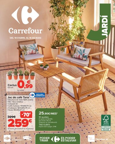 Catálogo Carrefour en Torrelles de Llobregat | JARDIN (Conjuntos jardín, sillas playa, piscinas, plantas y barbacoas) | 18/4/2024 - 16/5/2024