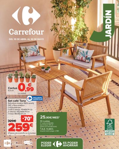 Catálogo Carrefour en Ceuta | JARDIN (Conjuntos jardín, sillas playa, piscinas, plantas y barbacoas) | 18/4/2024 - 16/5/2024