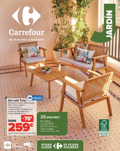 Catálogo Carrefour en Melilla | JARDIN (Conjuntos jardín, sillas playa, piscinas, plantas y barbacoas) | 18/4/2024 - 16/5/2024