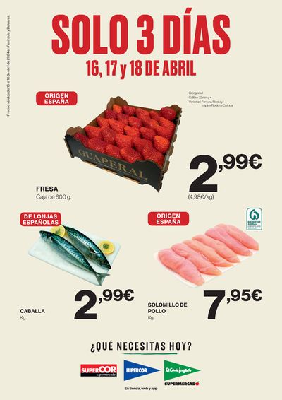 Catálogo Hipercor en Valladolid | SOLO 3 DÍAS | 16/4/2024 - 18/4/2024