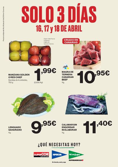 Catálogo Hipercor en Las Palmas de Gran Canaria | SOLO 3 DÍAS Canarias | 16/4/2024 - 18/4/2024