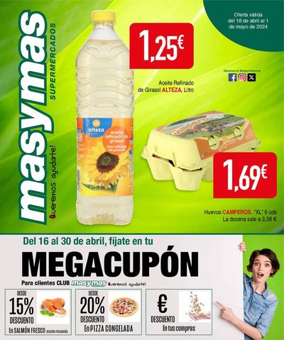 Catálogo Masymas en León | Del 18 de abril al 1 de mayo | 18/4/2024 - 1/5/2024