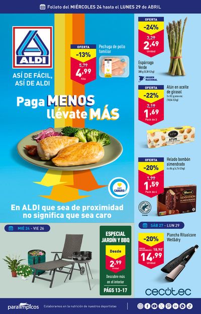 Catálogo ALDI en Las Palmas de Gran Canaria | Así de fácil, así de Aldi | 24/4/2024 - 29/4/2024