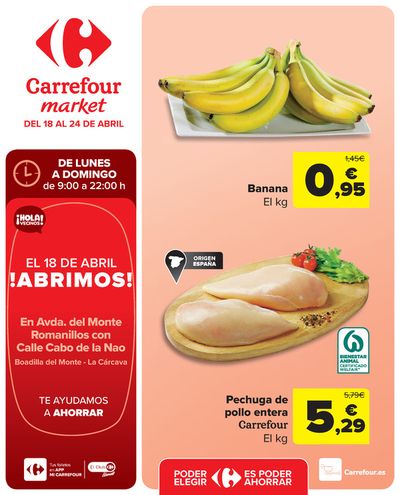 Catálogo Carrefour Market en Pozuelo de Alarcón | ¡ABRIMOS! | 18/4/2024 - 24/4/2024