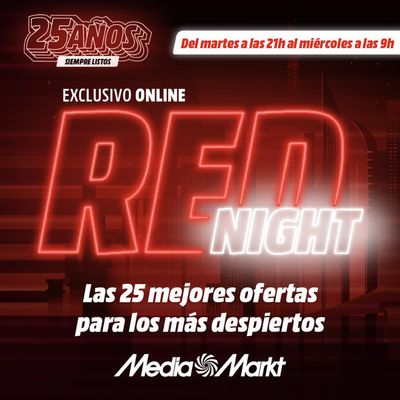 Catálogo MediaMarkt en Majadahonda | RED NIGHT 25 aniversario | 17/4/2024 - 21/4/2024