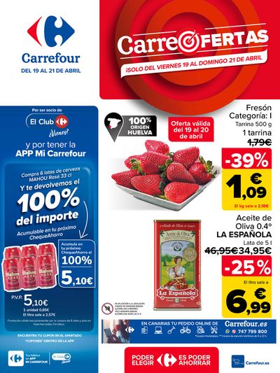 Catálogo Carrefour en Santa Lucía de Tirajana | CARREOFERTAS | 19/4/2024 - 21/4/2024