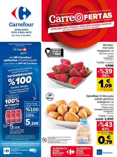 Catálogo Carrefour en Usurbil | CARREOFERTAS | 19/4/2024 - 21/4/2024