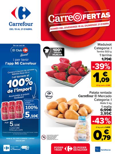 Catálogo Carrefour en Badalona | CARREOFERTAS | 19/4/2024 - 21/4/2024