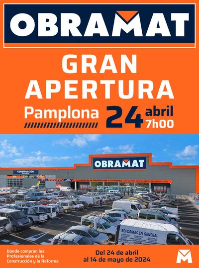 Catálogo Obramat en Alcalá de Guadaira | Del 24 de abril al 14 de mayo de 2024 | 24/4/2024 - 14/5/2024