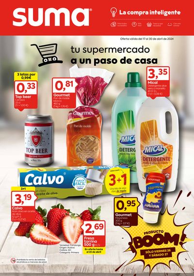 Catálogo Suma Supermercados en Aguilar de Campoo | Oferta válida del 17 al 30 de abril de 2024 | 18/4/2024 - 30/4/2024