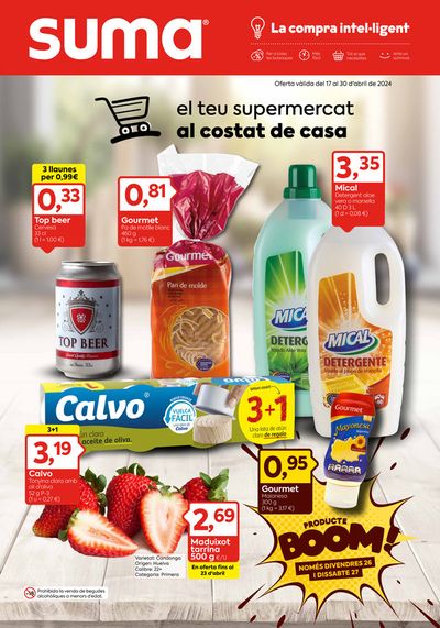 Catálogo Suma Supermercados en Reus | Oferta vàlida del 17 al 30 d'abril | 18/4/2024 - 30/4/2024