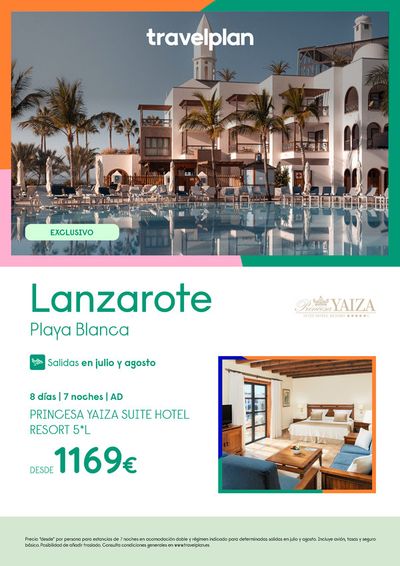 Ofertas de Viajes en Béjar | Travelplan Lanzarote Playa Blanca de Travelplan | 18/4/2024 - 11/5/2024