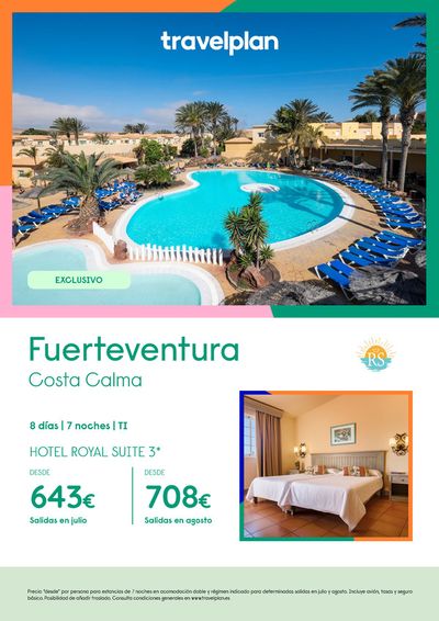 Ofertas de Viajes en Sant Cugat del Vallès | Travelplan Fuerteventura Costa Calma de Travelplan | 18/4/2024 - 17/5/2024